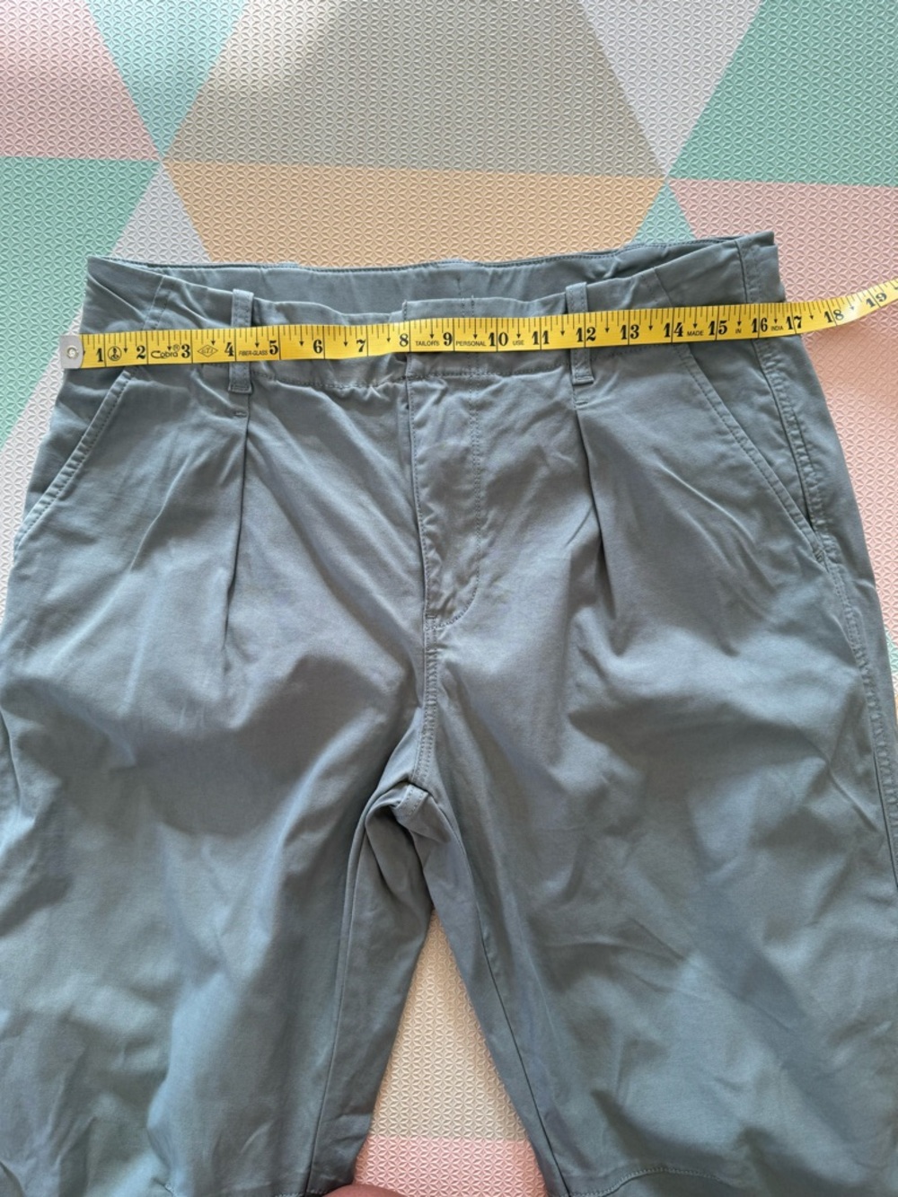 AYR The Bam Baby Barrel Cotton Cropped Ankle Pants Size 8 - Picture 4 of 11